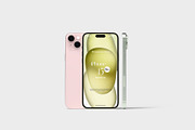 iPhone 15 Plus Mockup, an iPhone Mockup by Graphicbars (Thumbnail 14 of 17)