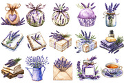 Lavender Mother’s Day Clipart, an Illustration by Watercolor design (Thumbnail 2 of 10)