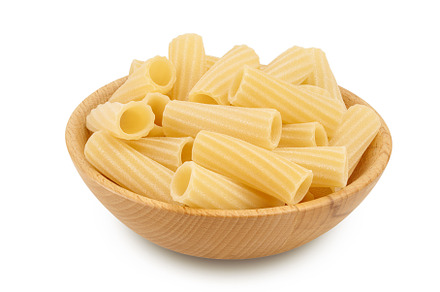raw italian tortiglioni pasta in, a Food & Drink Photo by NataPhoto