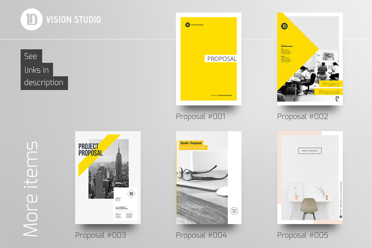 Studio Project Proposal, a Brochure Template by ID Vision Studio (Photo 5 of 5)
