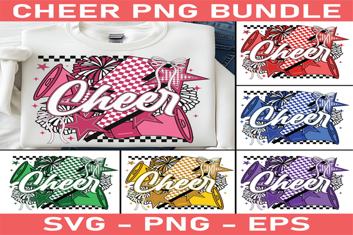 Cheer Mom SVG PNG Bundle, an Object Graphic by Digi_Design_World (Photo 2 of 3)