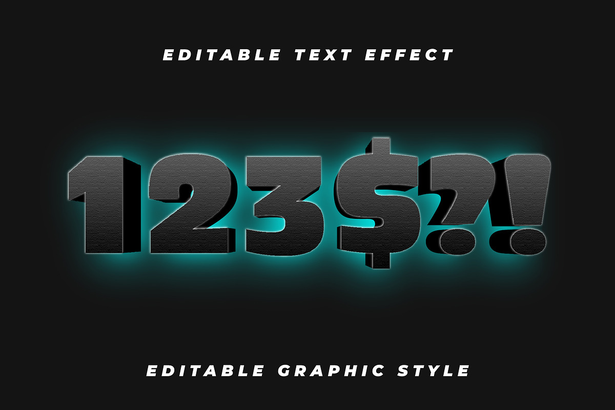 Neon Glow Blacklight Text Effect preview 2