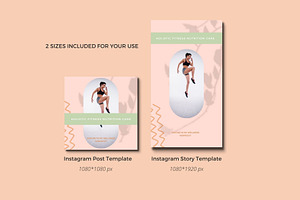 Nutrition Instagram Templates Health