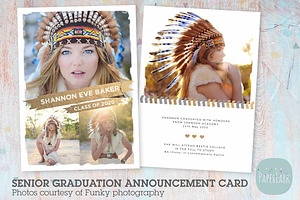 AG003 Senior Graduation Card