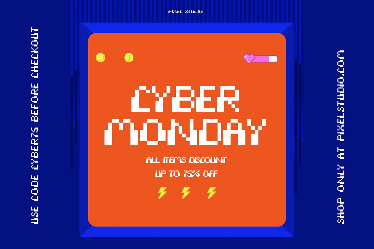 Glyph Galaxy - Retro Video Game Font, a Sans Serif Font by HipFonts (Photo 8 of 10)