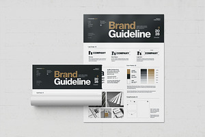 Brand Guideline Poster Template