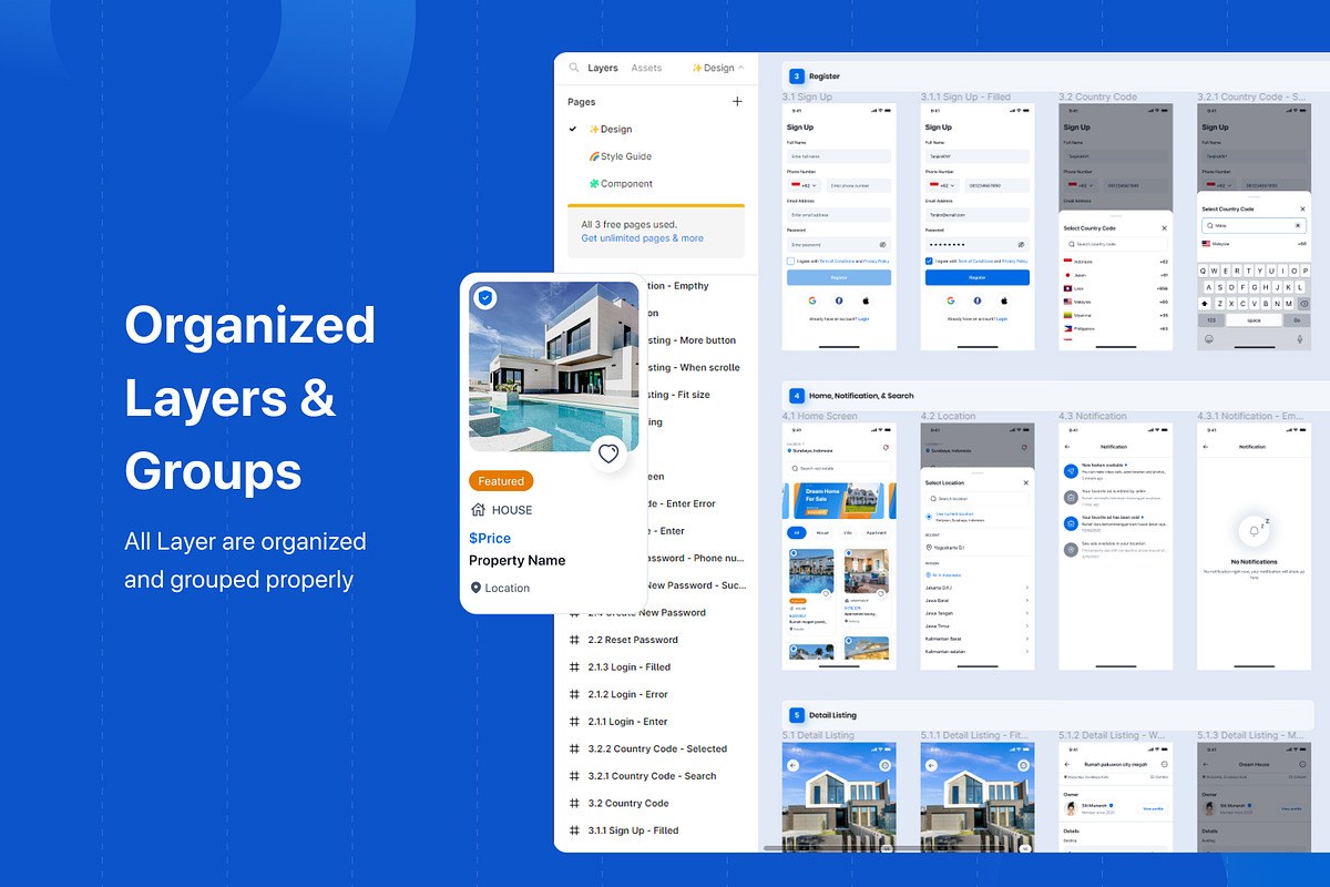 Mirai - Real Estate App UI KIT, a Templates & Theme by orenjidesign (Photo 4 of 5)