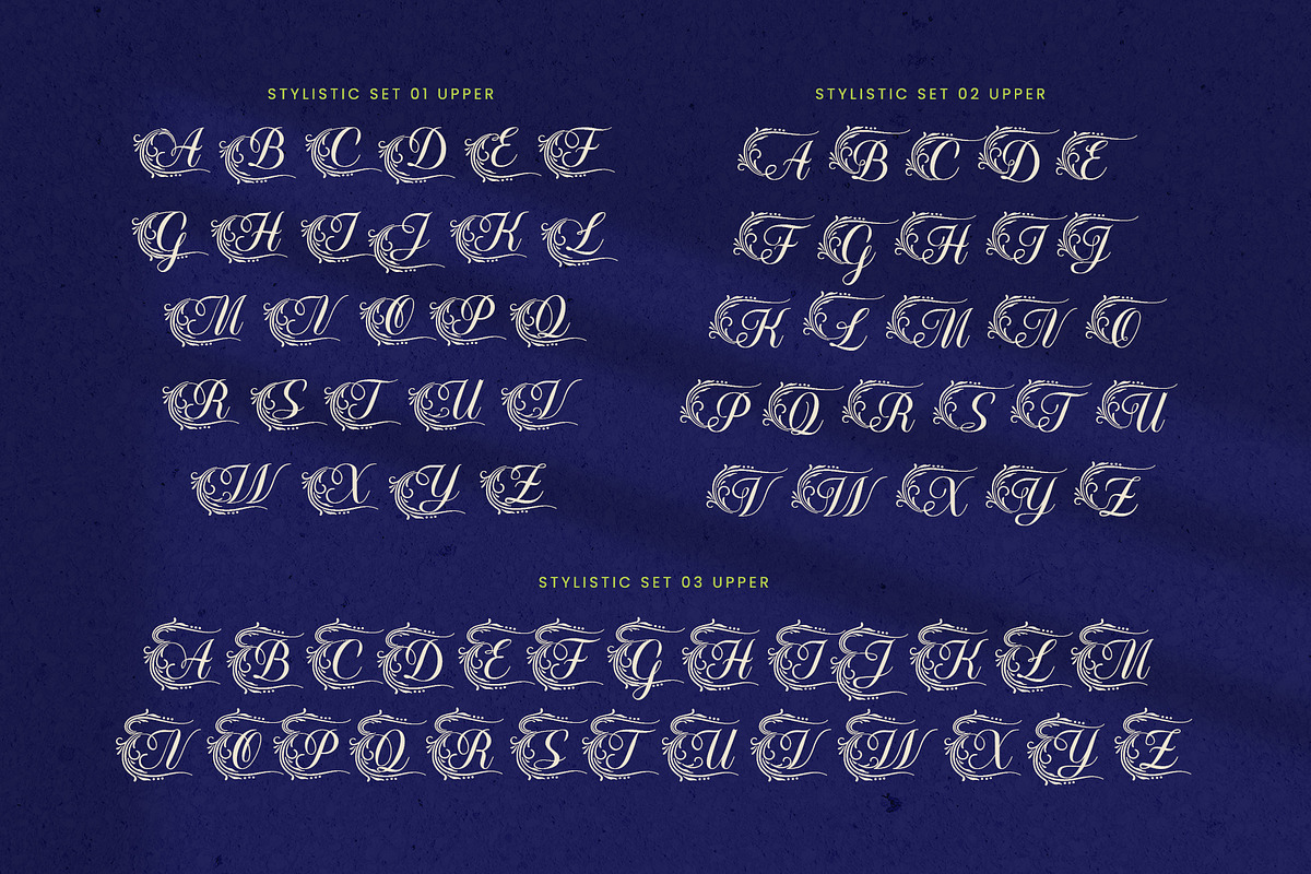 Flowmery Typeface, a Script Font by alit design (Photo 8 of 15)