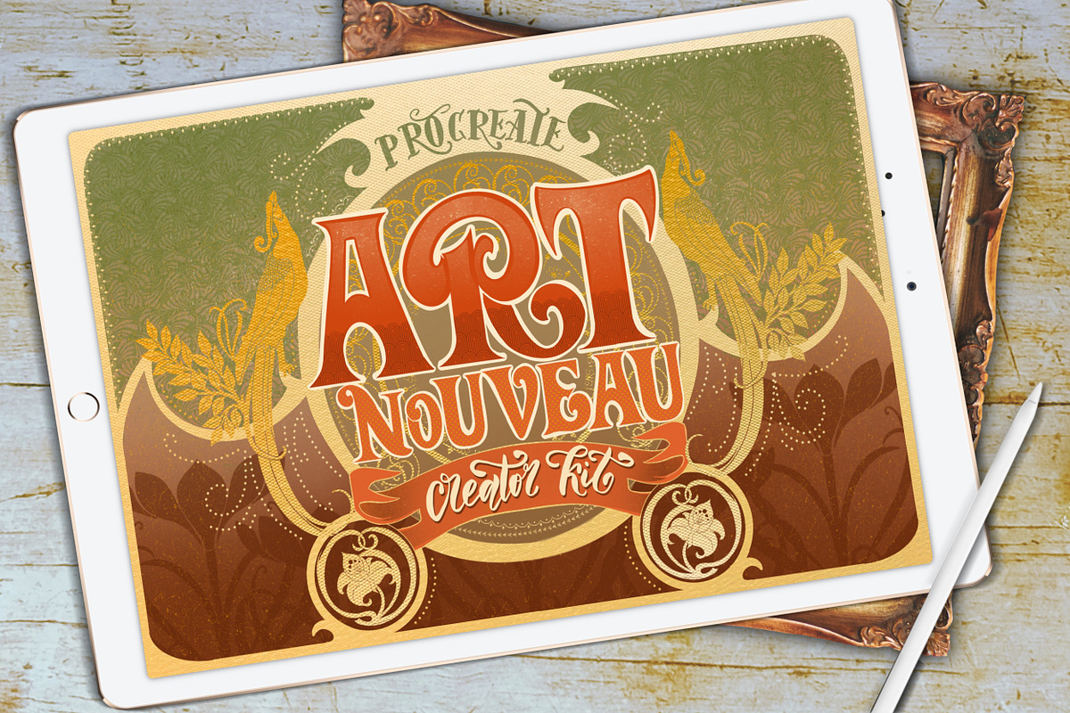 Vintage Lettering Bundle, a Brush Add-On by Letter Elfa Studio (Photo 8 of 11)