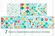 HandPainted Watercolour Patterns, a Pattern Graphic by The Indigo Hare (Thumbnail 4 of 4)