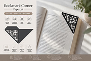Corner Bookmark Rattan Papercut, an Object Graphic by OTVEY DESIGN (Thumbnail 3 of 13)