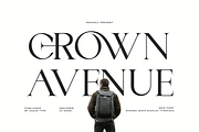 Crown Avenue, a Serif Font by zaaintype (Thumbnail 1 of 10)