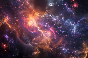 Colorful Galactic Nebula, a Nature Photo by Ales Munt