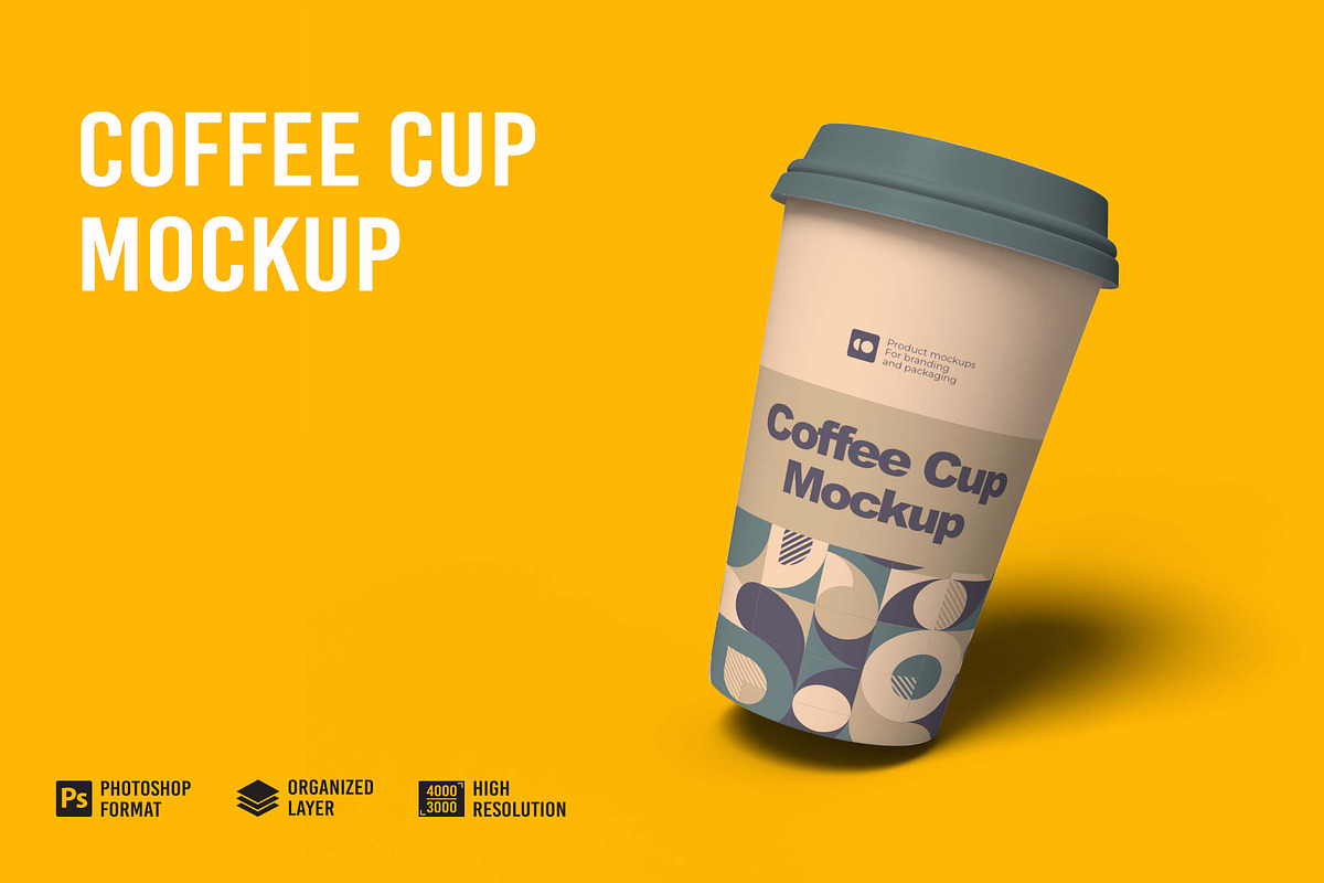 Coffee Cup Mockup, a Cups & Container Mockup by Aprndy85 (Photo 1 of 3)