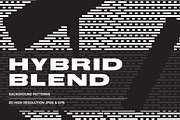 Hybrid Blend - Background Patterns, a Pattern Graphic by Huebert World (Thumbnail 1 of 10)