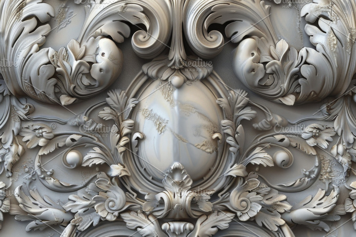 62 Rococo patterns, an Architecture Photo by Handmadefont (Photo 22 of 65)