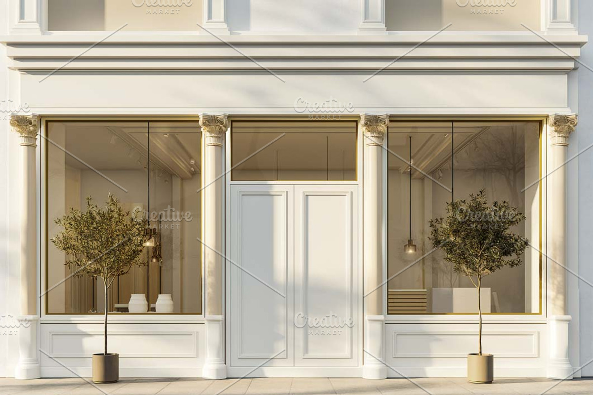 storefront boutique template, a Design Template by VetalStock