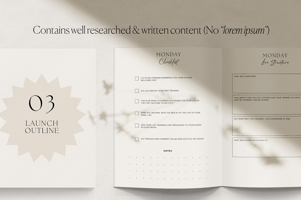 Course Launch Planner Canva Template, a Presentation Template by HelloKarla (Photo 2 of 6)