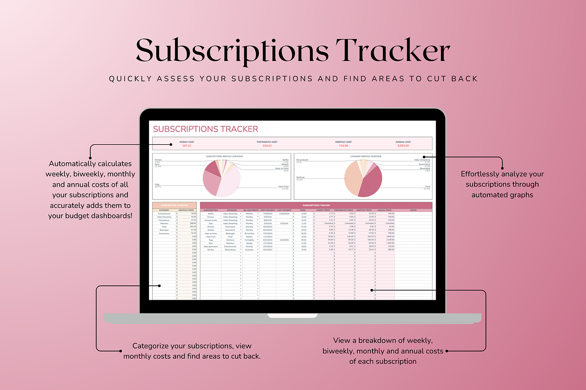 Ultimate Weekly Budget - Red, a Templates & Theme by The Creative Plans co (Photo 7 of 10)
