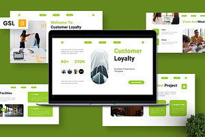 Customer Loyalty - Business GSL, a Presentation Template by Deepslide Studio