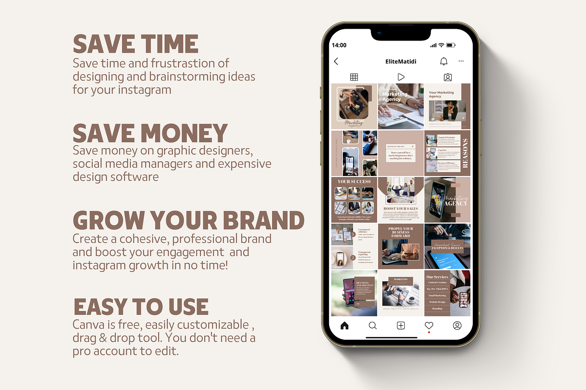 Marketing Agency Social Media, a Social Media Template by EliteMatidi (Photo 2 of 8)