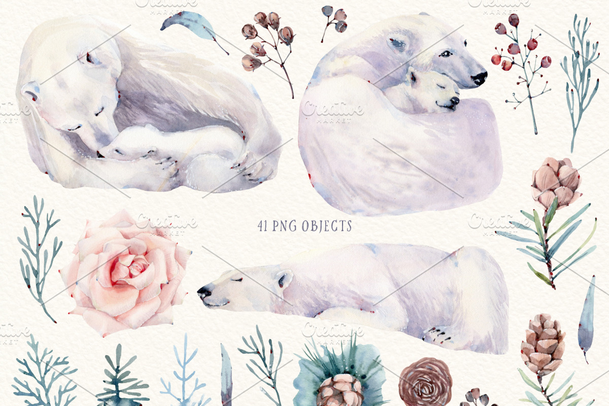 THE WARMEST HUGS Watercolor set, an Illustration by Lemaris (Photo 2 of 10)