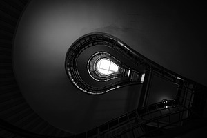 Prague Spiral Stairs #2, an Architecture Photo by jakub_kopecky