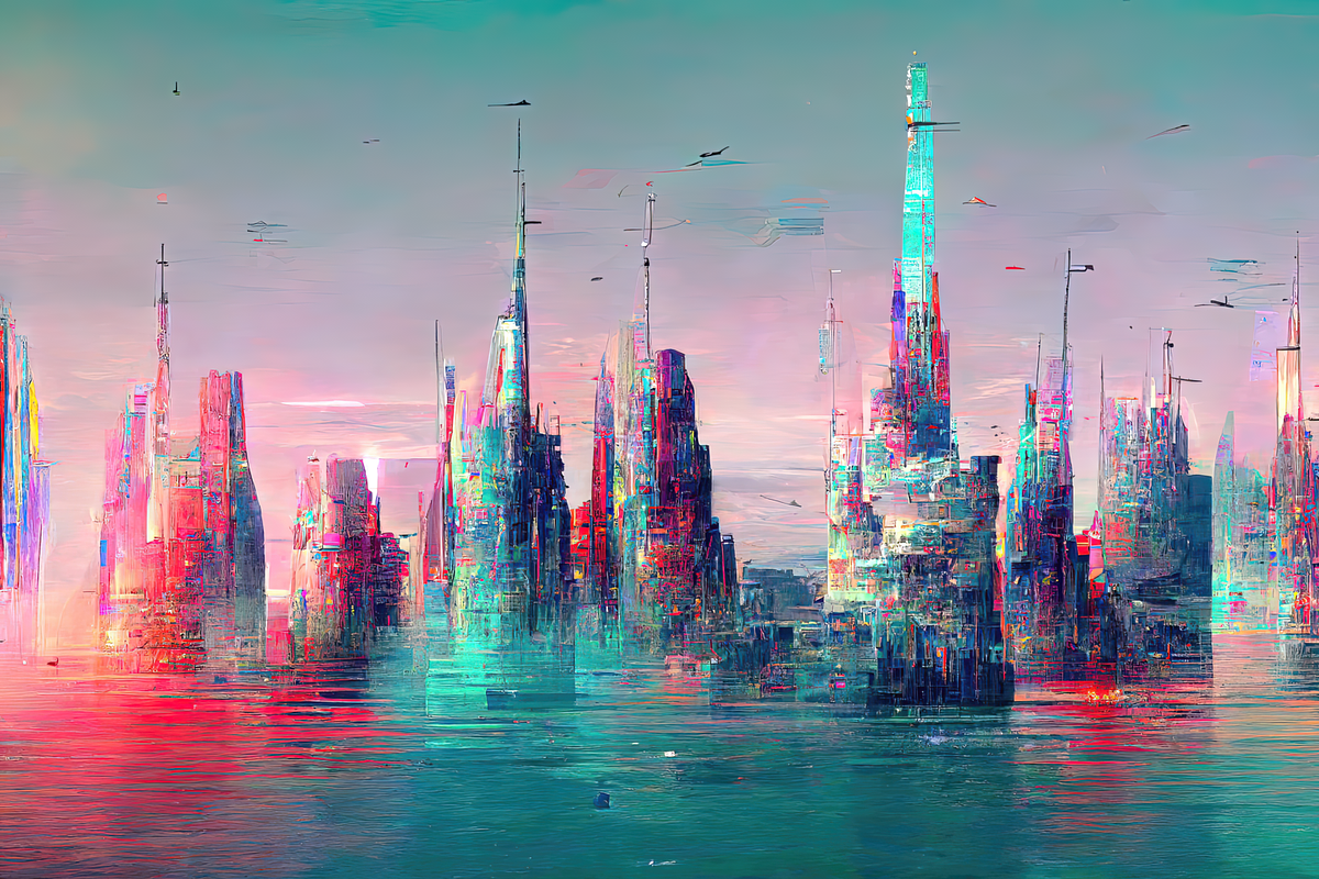Glitch City Landscapes, an Illustration by OneOrEight (Photo 12 of 20)