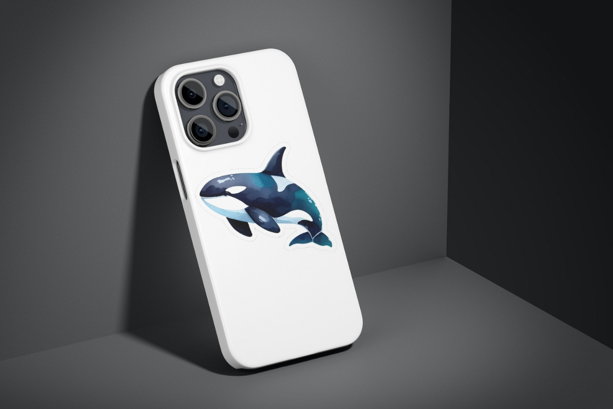 Watercolor Orca Clipart Illustration, an Animal Illustration by ResumeFabs (Photo 3 of 6)