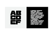 Rigid Headline Font, a Sans Serif Font by artyway (Thumbnail 3 of 6)
