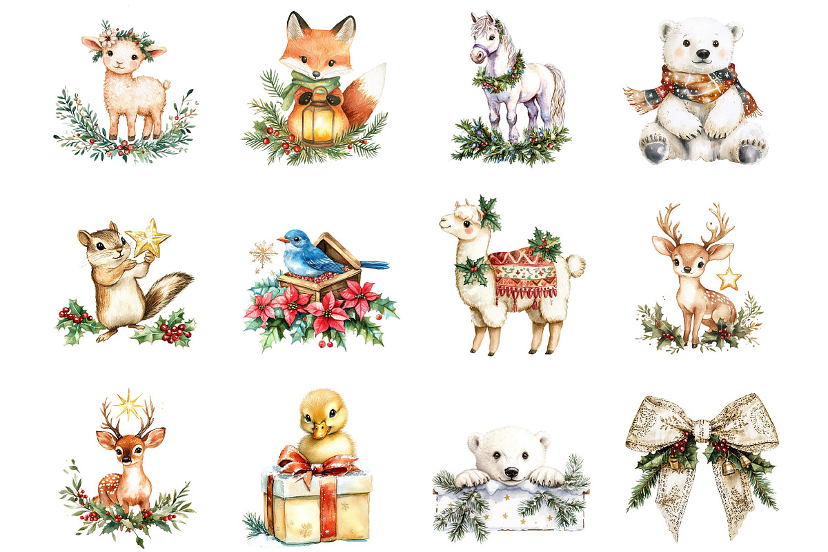 Christmas Nativity Clip Art, a Seasonal Illustration by Designking (Photo 3 of 5)