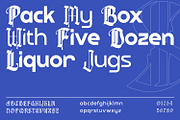 Eastline, a Blackletter Font by din-studio.com (Thumbnail 9 of 12)