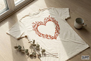 Flaming Heart PNG, Fiery Heart, an Illustration by SharpMarketplace (Thumbnail 2 of 4)