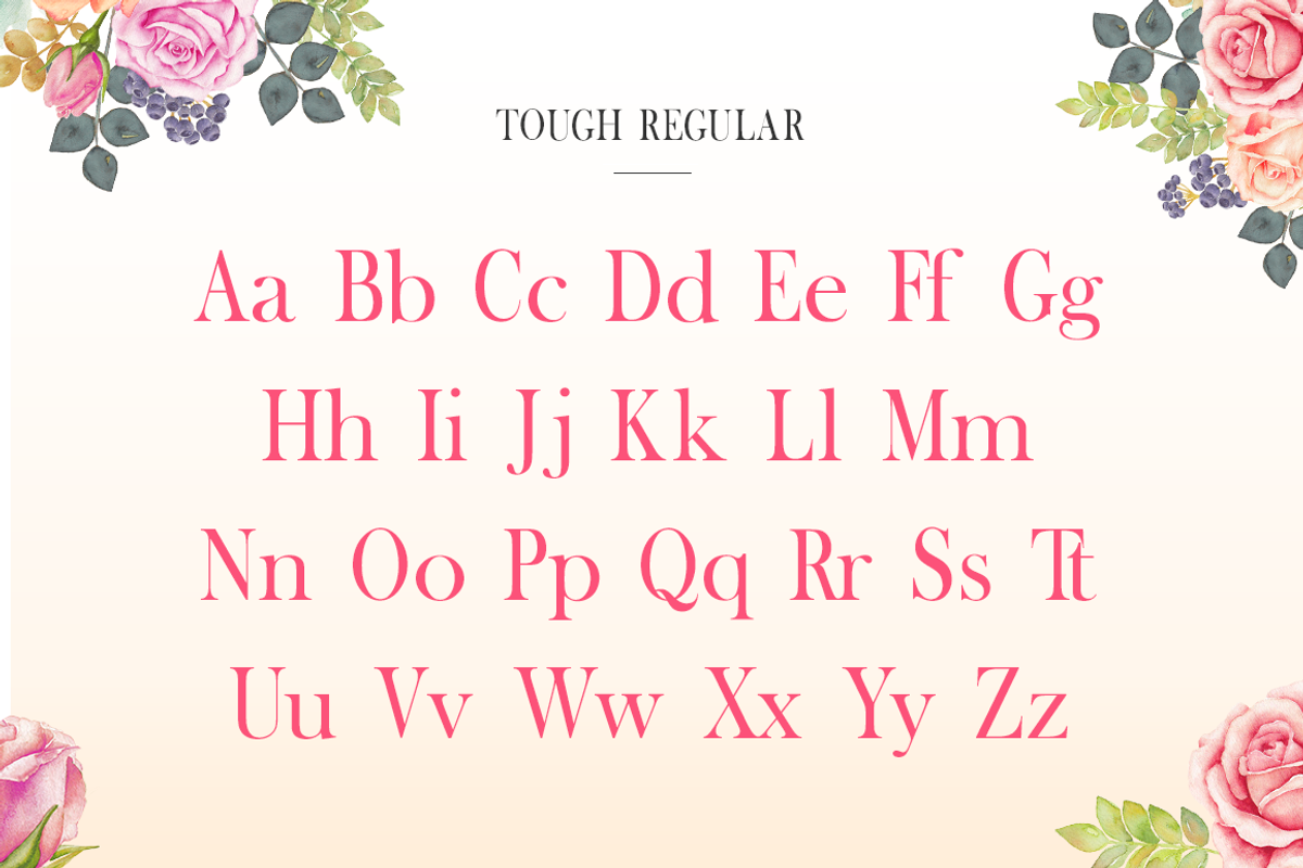 Tough Serif Font preview 5