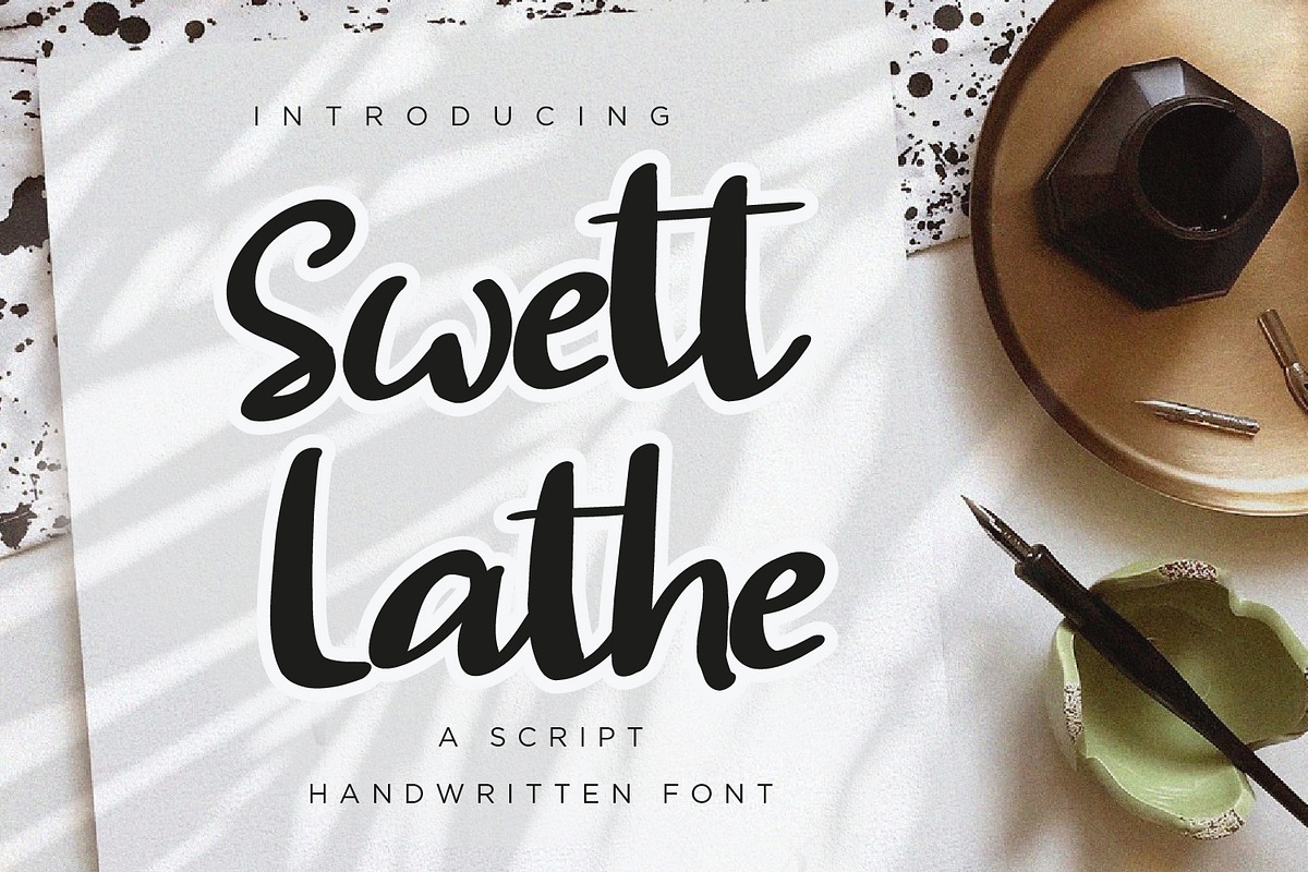 Swett Lathe - Modern Script fonts, a Script Font by Nahar_std (Photo 6 of 6)