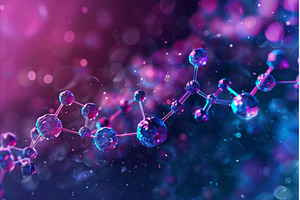 Abstract molecular structure, a Technology Photo by Ylivdesign