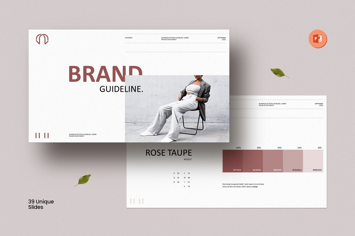 Brand Guidelines Presentation by DreamLab  Creative Market