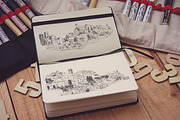 Set of small towns in Tuscany, an Illustration by Everilda (Thumbnail 3 of 4)