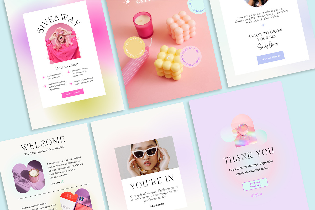 The Email Newsletter Canva Template, an Email Template by Cuoco (Photo 4 of 12)
