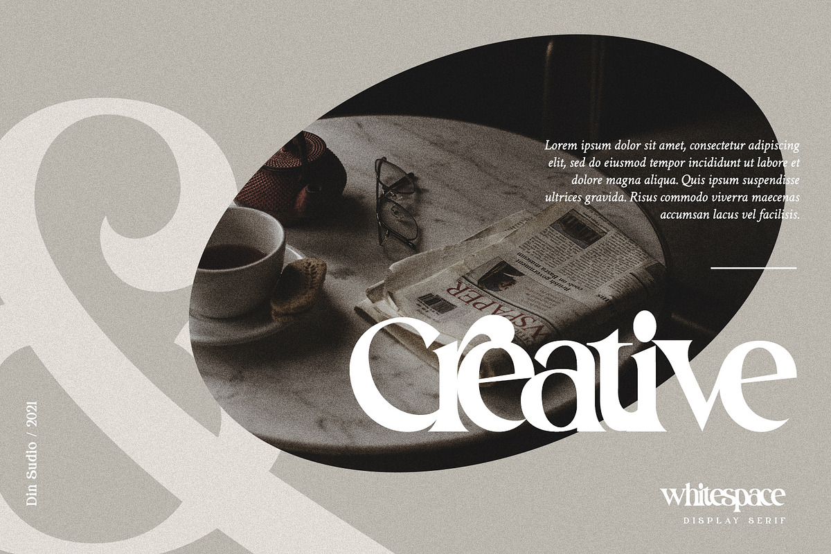 White Space, a Script Font by din-studio.com (Photo 6 of 10)