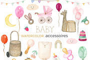 Baby Crest Creator Watercolor, an Illustration by LABFcreations (Thumbnail 13 of 32)