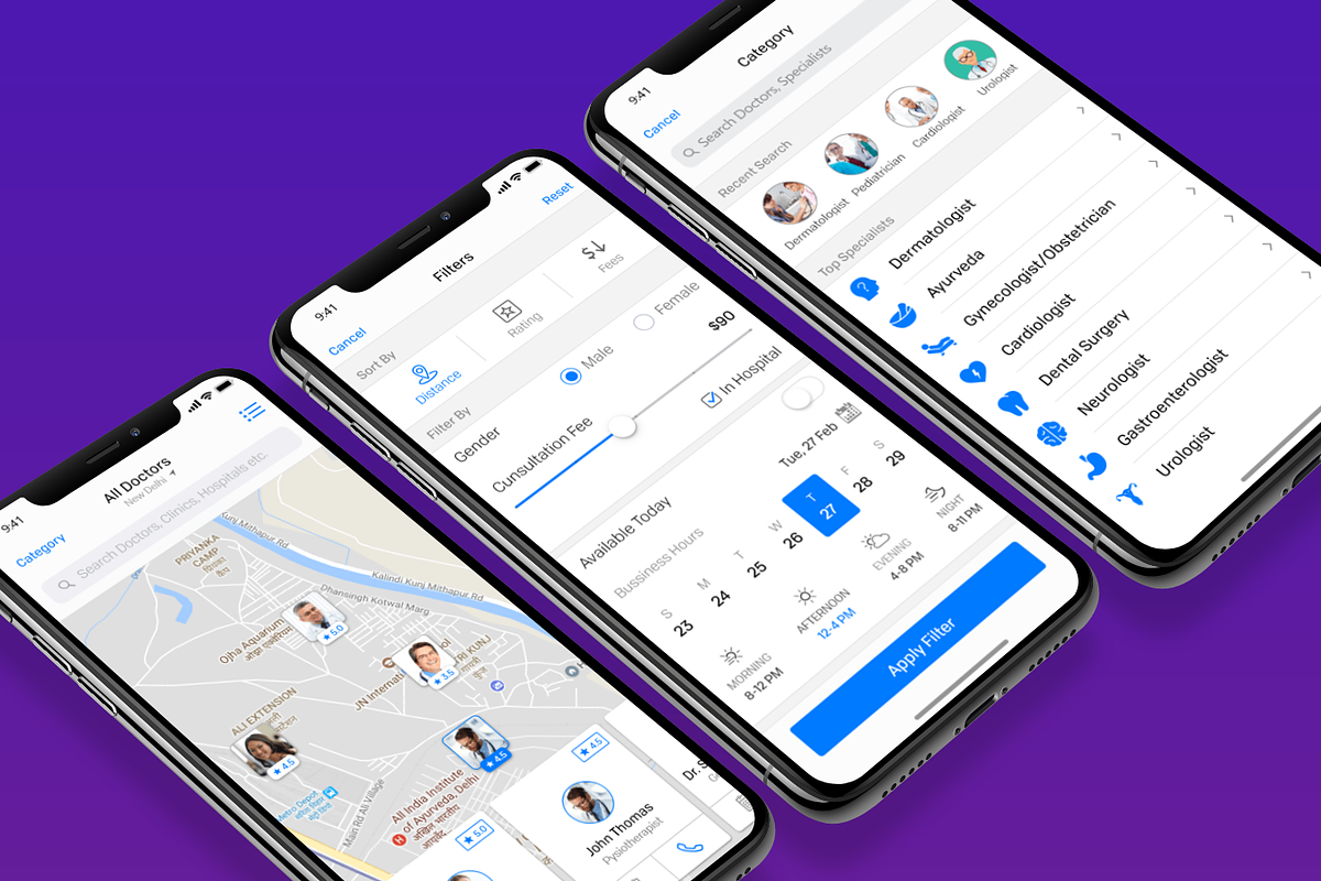 Healthcare Patient UI KIT, an App Template by UX Design Master (Photo 9 of 14)