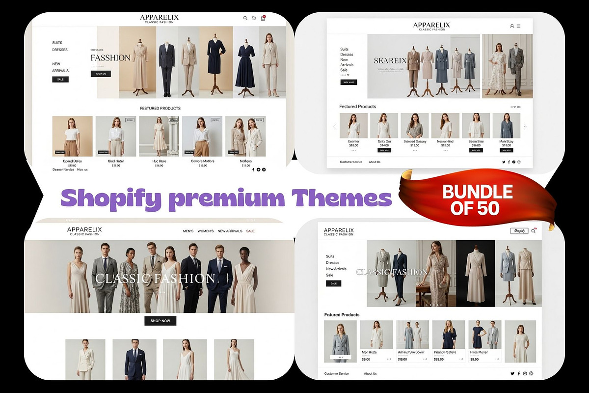 Shopify Premium 50 Modern E‑Commerce, a Shopify Template by Crox Studio | Digital (Photo 55 of 59)