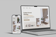 Macbook and iPhone Mockup, a Mac Mockup by lamorastudio (Thumbnail 11 of 11)