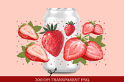 Fruity Tumbler Wrap Set of 3, a Pattern Graphic by Traveling Designer (Thumbnail 4 of 6)