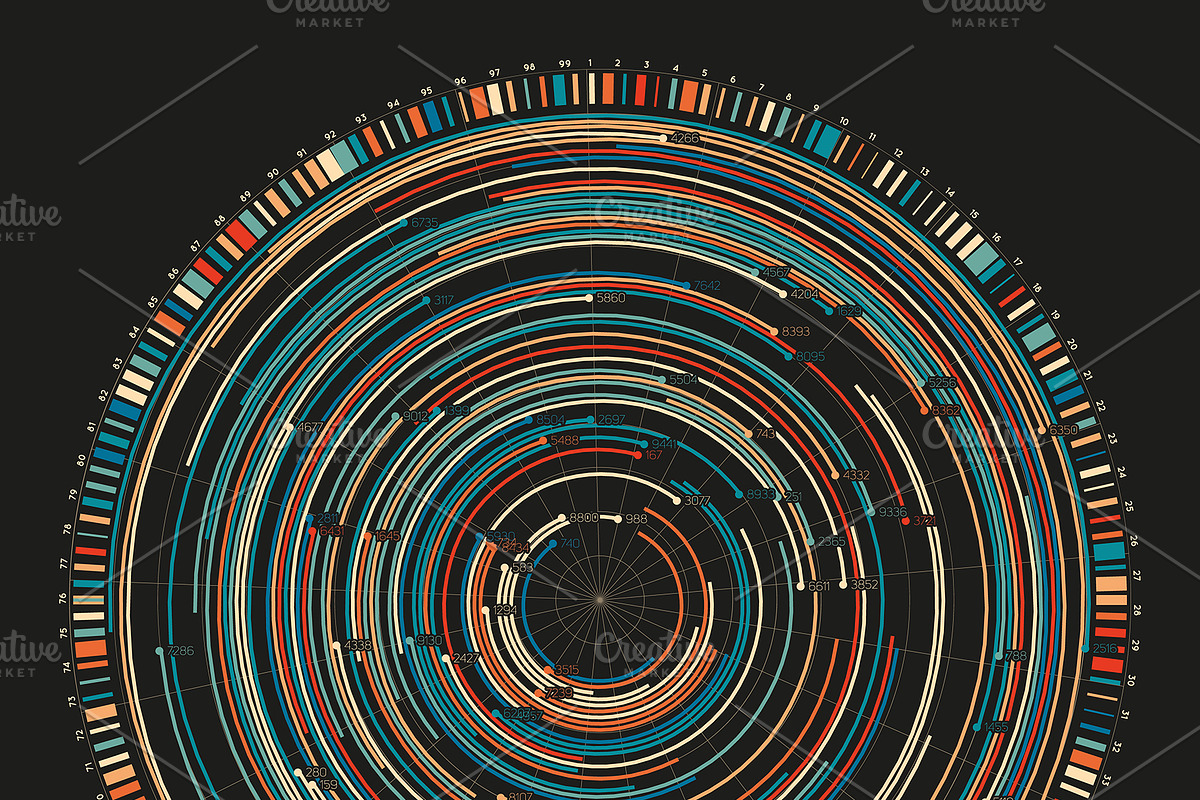 Big Data Abstract Graphs Set#16, an Object Graphic by GarryKillian (Photo 3 of 7)