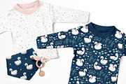 Swan Princess - Pattern & Prints, a Pattern Graphic by Brzozowska (Thumbnail 8 of 9)