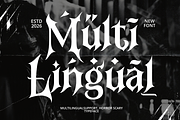 Neivak – Horror Gothic Display Font, a Blackletter Font by MaikoHatta (Thumbnail 5 of 7)
