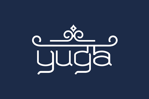 Yuga Sanskrit - English Font preview 7