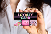 Pastel Neon Loyalty Card, a Card Template by SunshineStudioBoutique (Thumbnail 5 of 9)